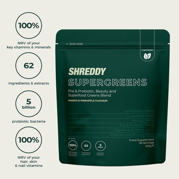 SUPERGREENS - Mango & Pineapple